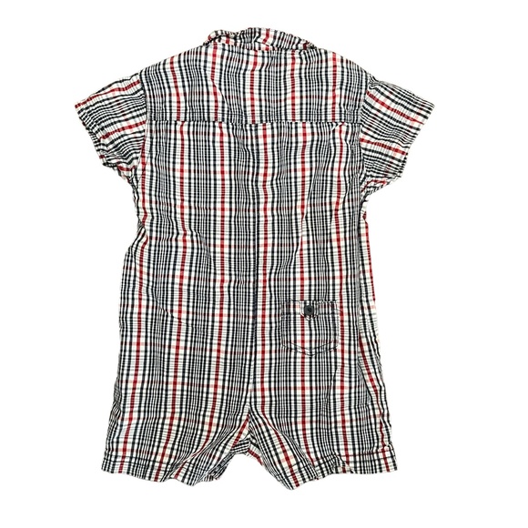 Koala Baby Red, White & Dark Navy Baby Romper, Size 6-9 Months - Picture 4 of 4